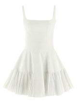 Giovanni Bedin White Poplin Short Dress