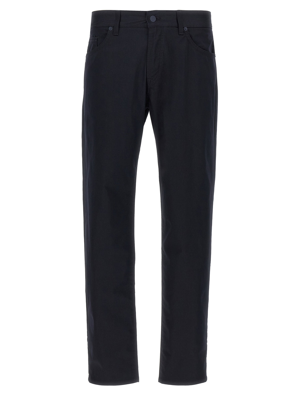 Pantalon décontracté en coton bleu Hugo Boss