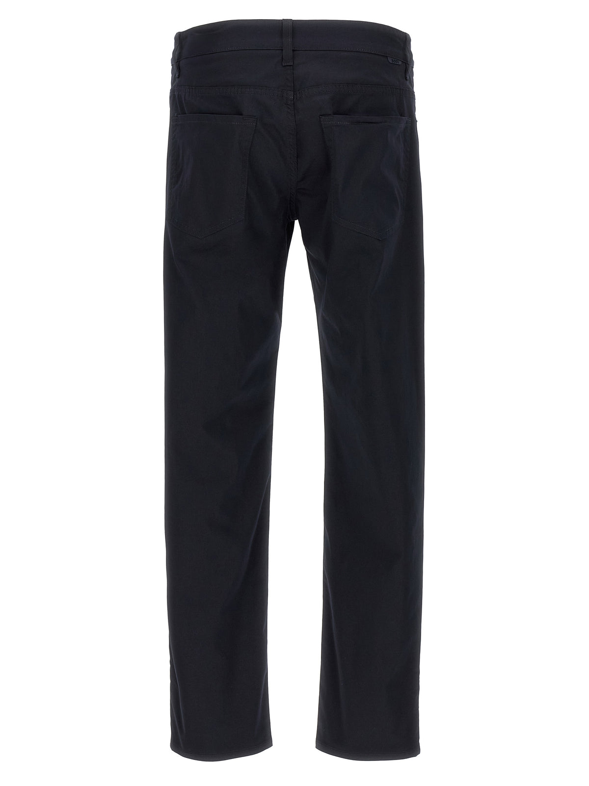 Pantalon décontracté en coton bleu Hugo Boss