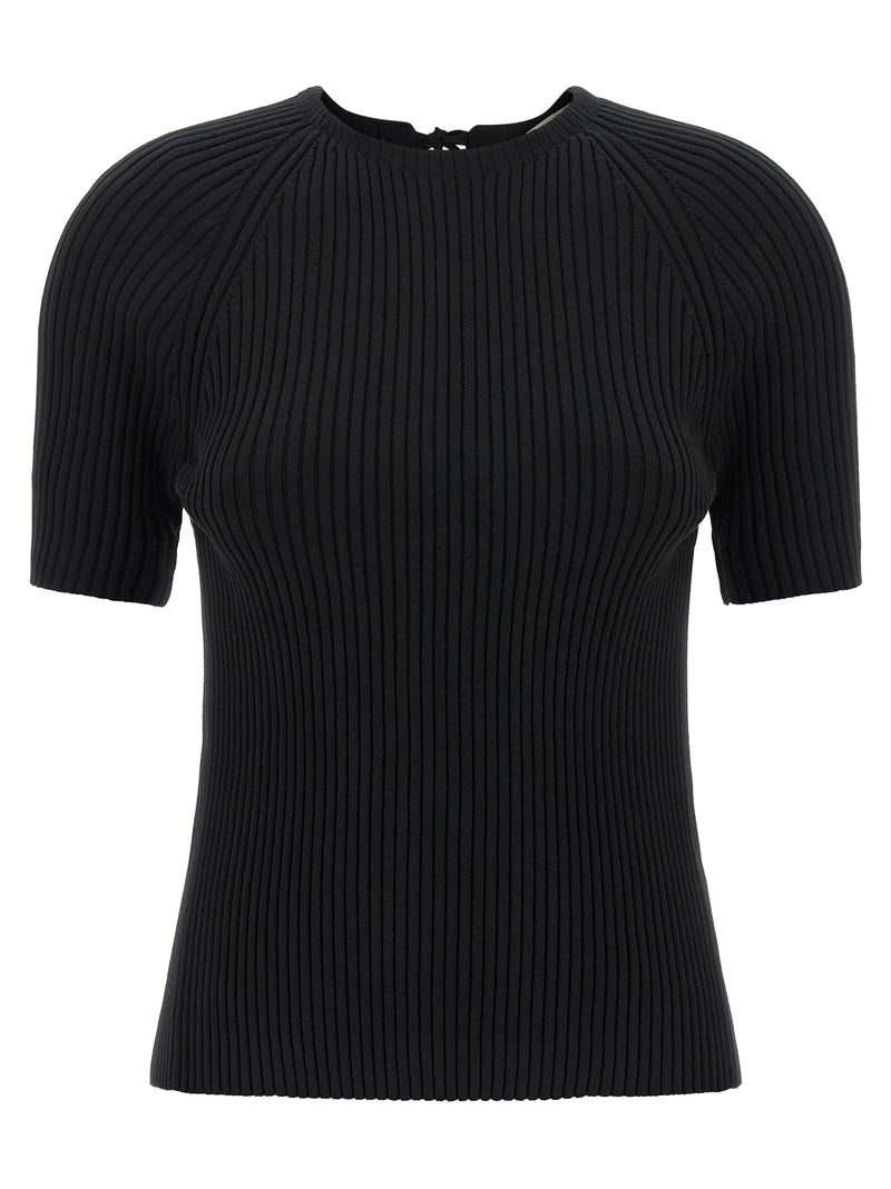 Tory Burch Black Cotton Cardigan