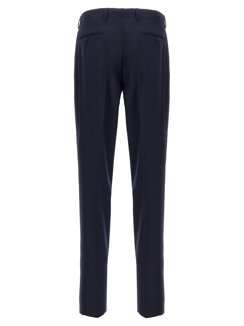 Costume deux pièces en laine vierge bleu Tagliatore
