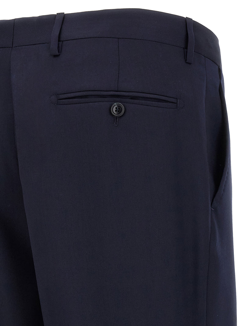 Costume deux pièces en laine vierge bleu Tagliatore