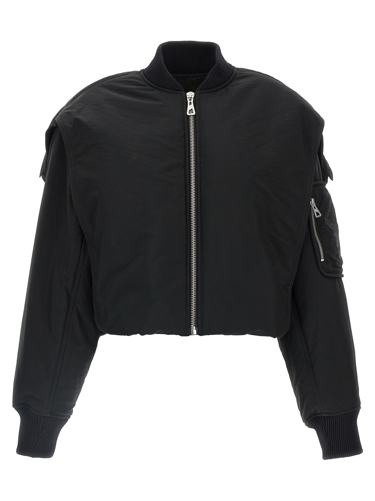Jean Paul Gaultier Black Polyethylene Bomber