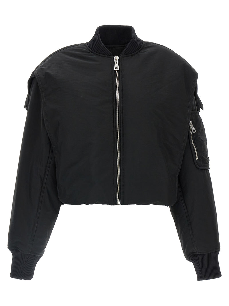 Jean Paul Gaultier Black Polyethylene Bomber