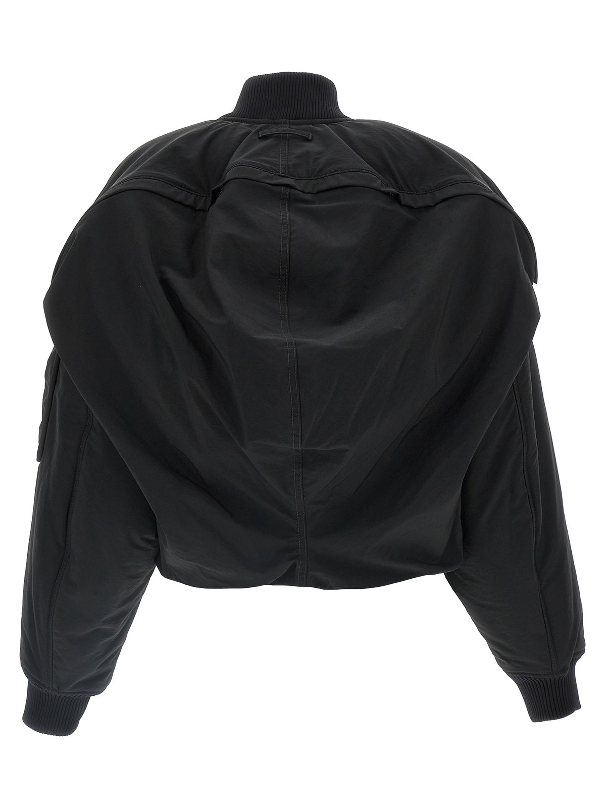 Jean Paul Gaultier Black Polyethylene Bomber