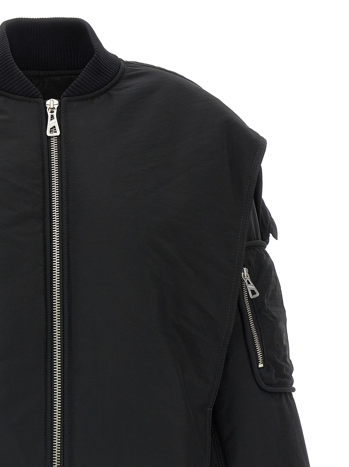 Jean Paul Gaultier Black Polyethylene Bomber