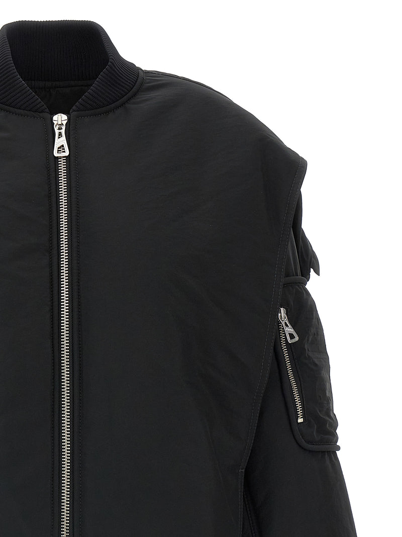 Jean Paul Gaultier Black Polyethylene Bomber
