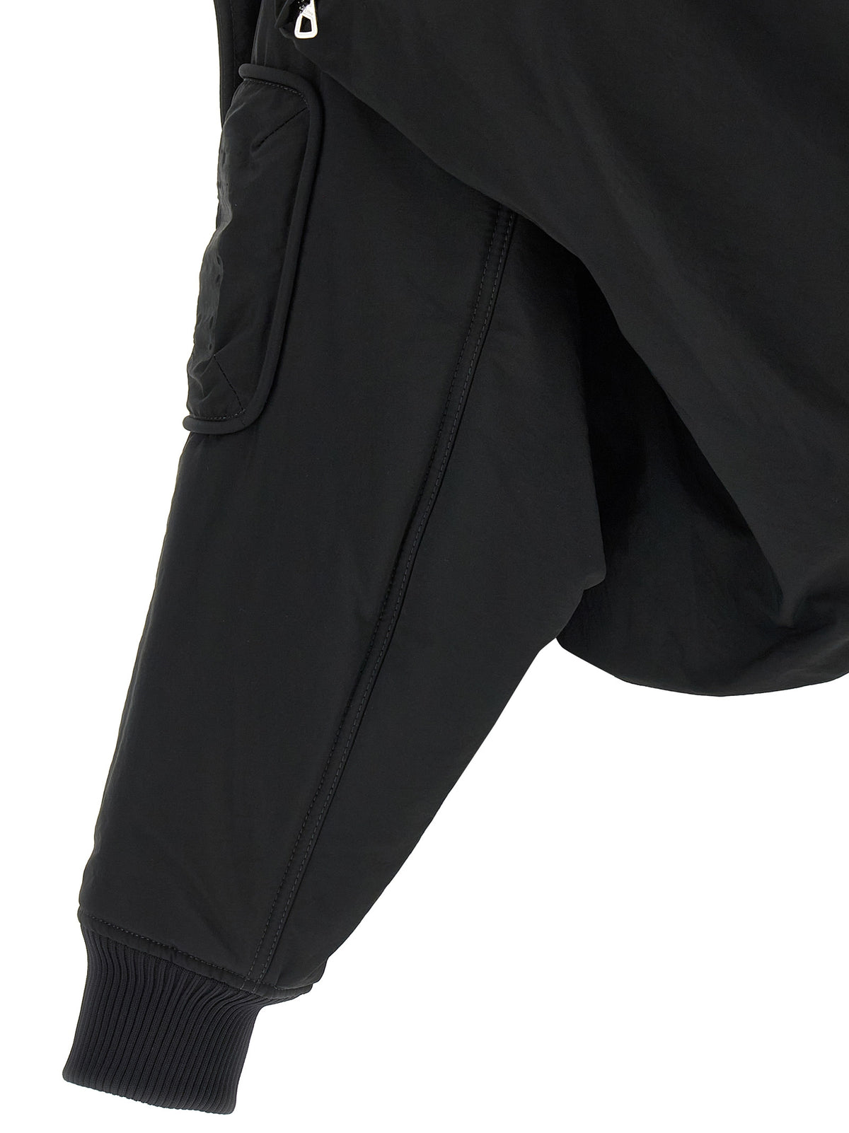 Jean Paul Gaultier Black Polyethylene Bomber