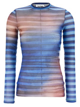 Jean Paul Gaultier Multicolor Polyamide Pattern Shirt