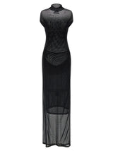 Jean Paul Gaultier Black Polyamide Long Dress