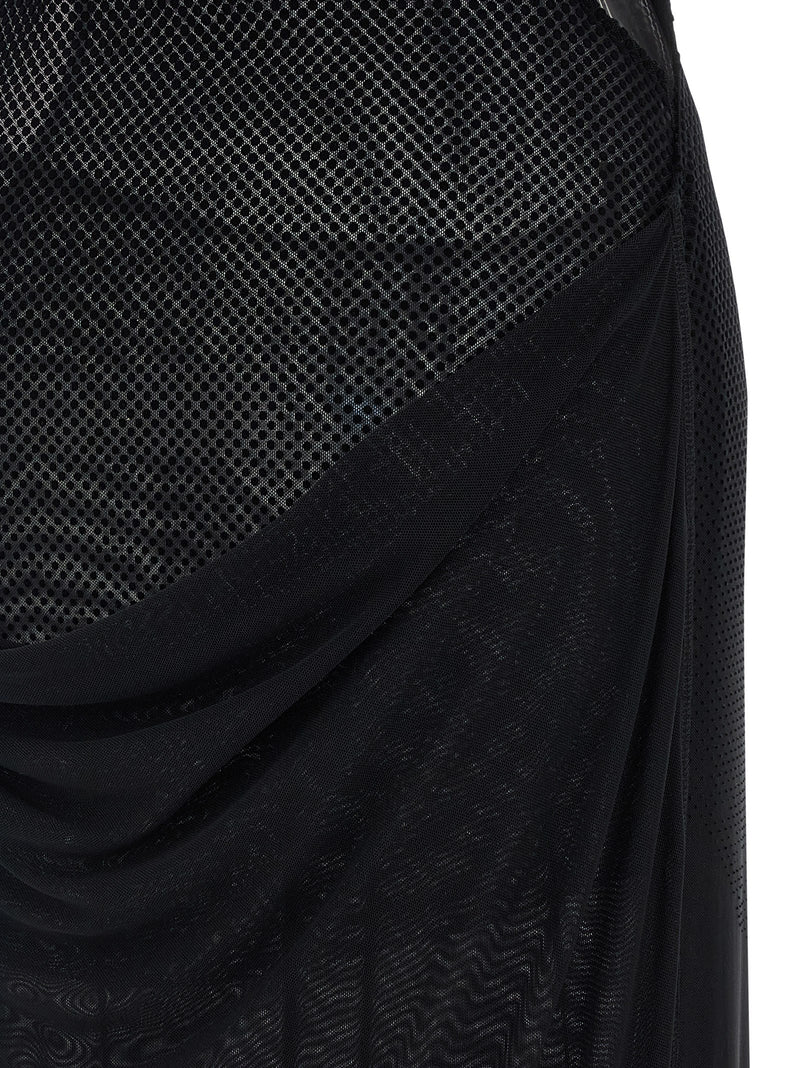 Jean Paul Gaultier Black Polyamide Long Dress