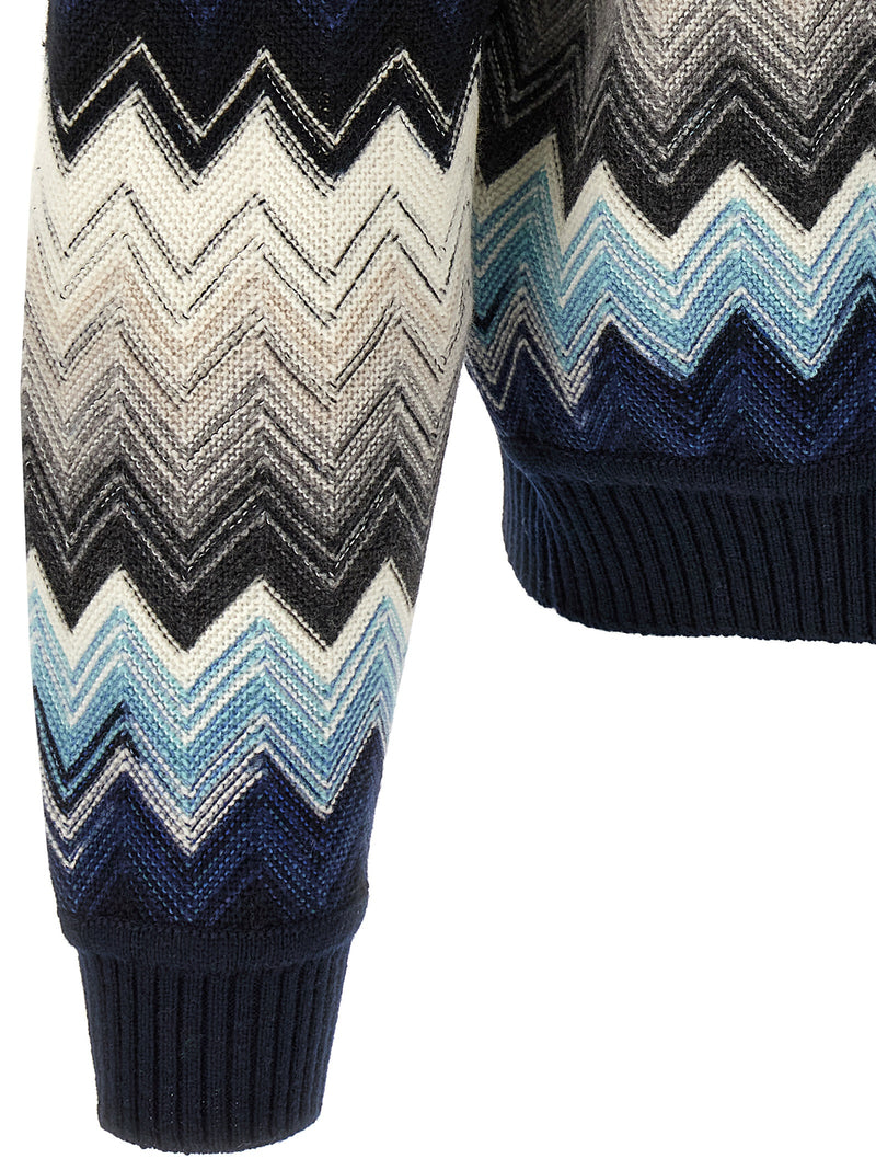 Missoni Caperdoni Multicolor Wool Cardigan for Men