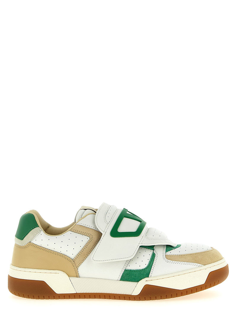 Baskets Athlétiques en Cuir Multicolore Valentino Garavani