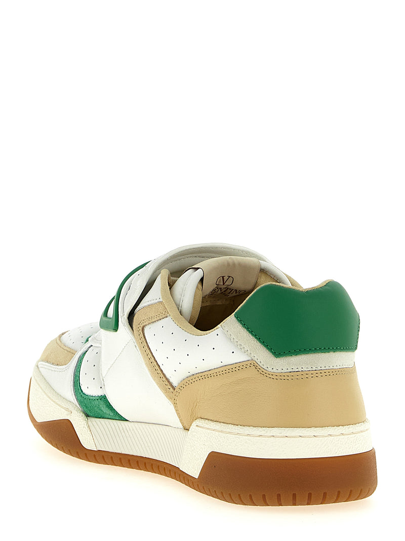 Baskets Athlétiques en Cuir Multicolore Valentino Garavani