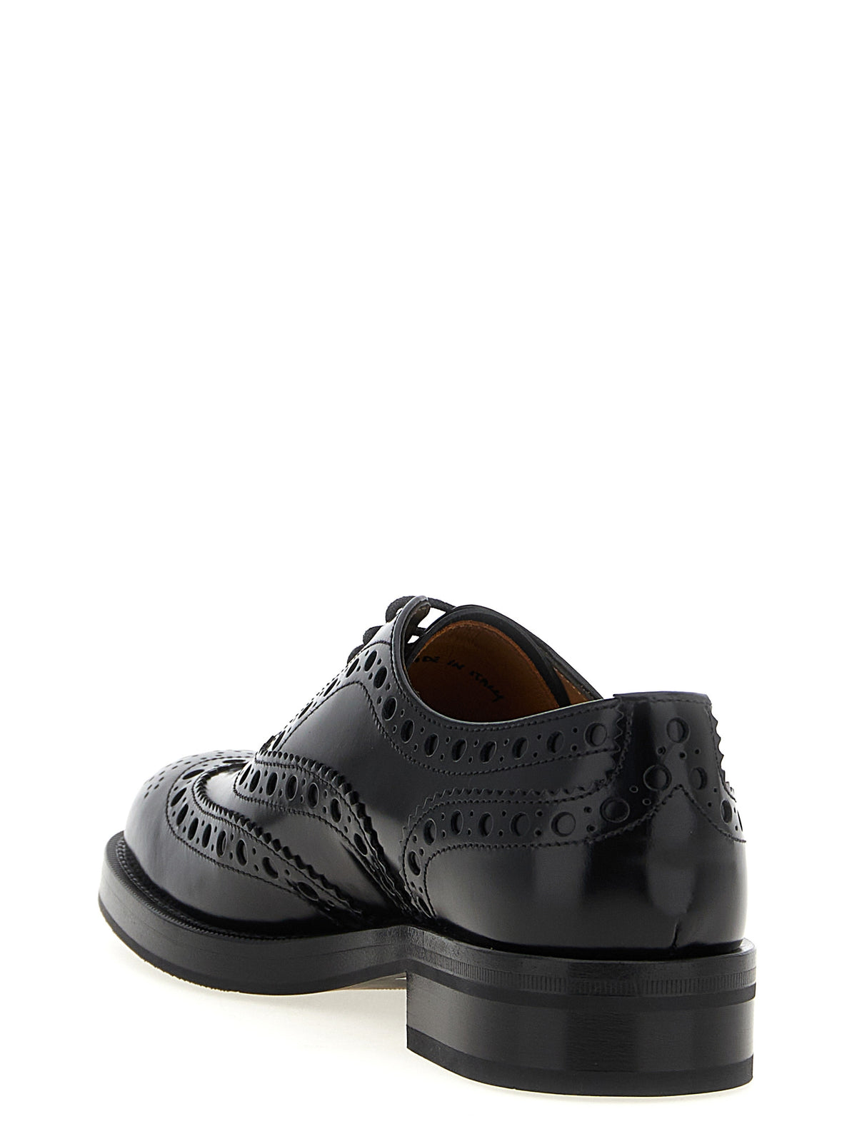 Church's Pilar Black Calfskin Oxfords for Women