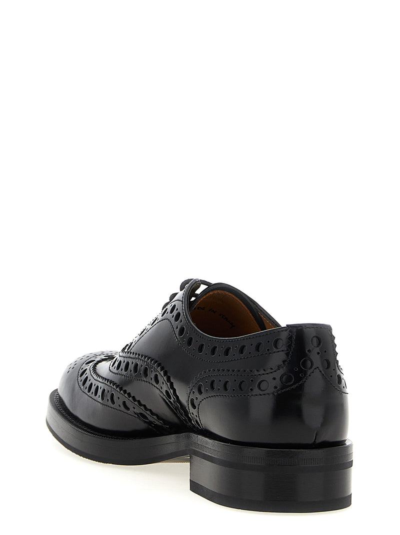 Church's Pilar Black Calfskin Oxfords for Women