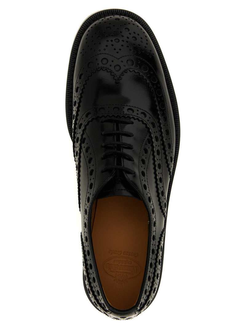 Church's Pilar Black Calfskin Oxfords for Women