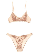 Le bikini en polyamide multicolore The Attico
