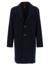 BARENA Black Virgin Wool Coat