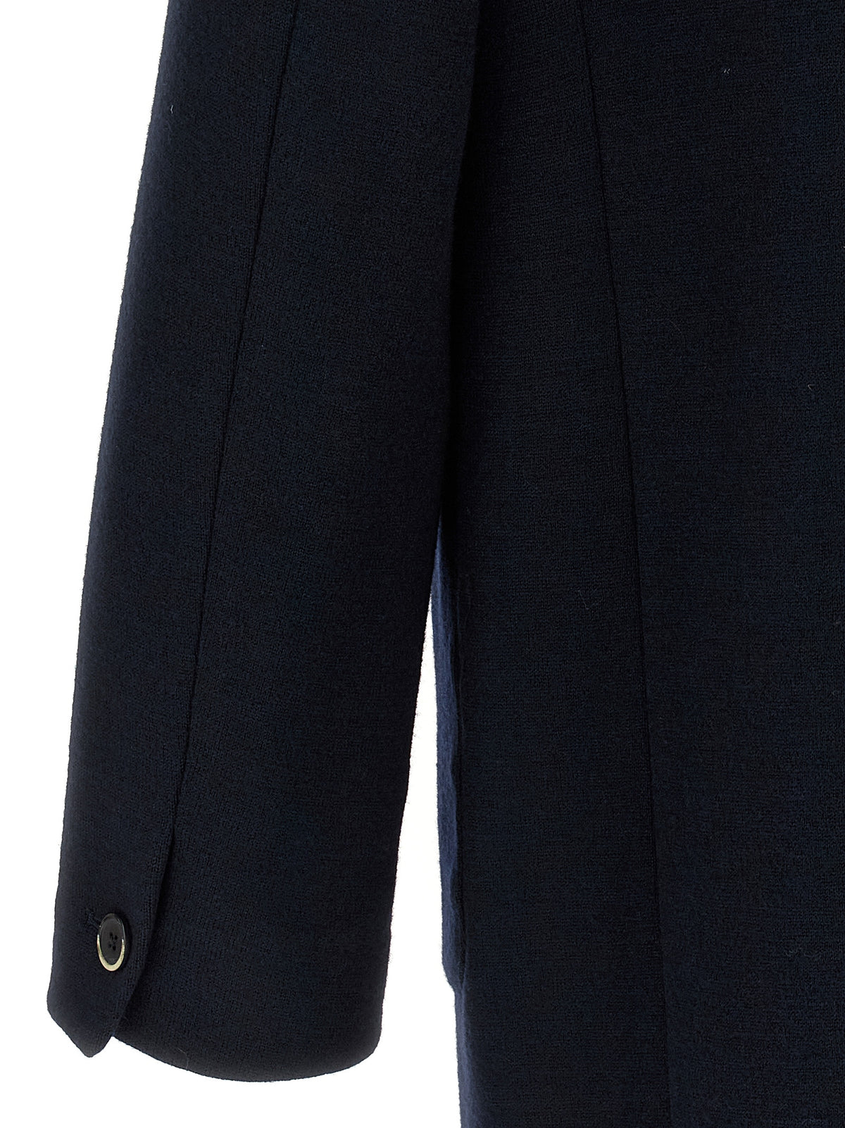 BARENA Black Virgin Wool Coat