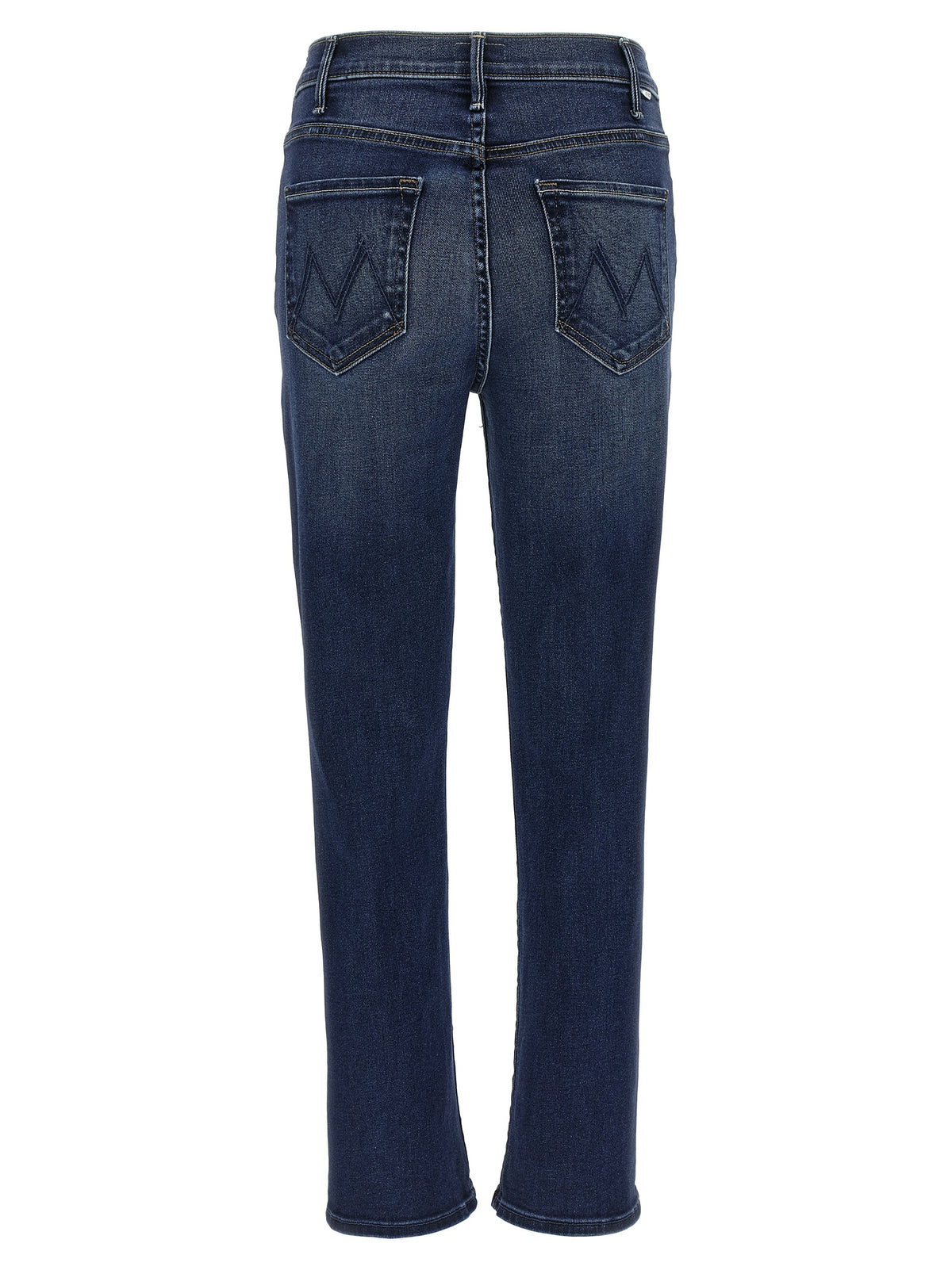 Jean évasé Mother en coton bleu