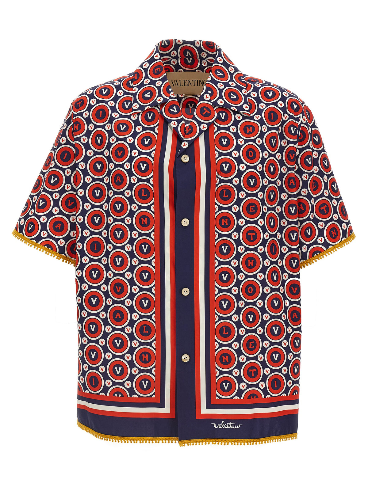 Blouse Valentino Garavani en coton multicolore