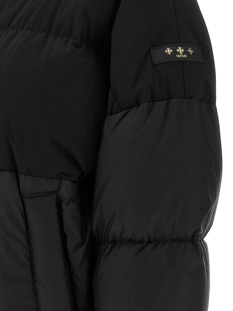 Tatras Arnica Black Nylon Bomber Jacket