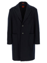 BARENA Blue Wool Coat