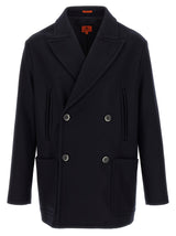 BARENA Blue Wool Coat