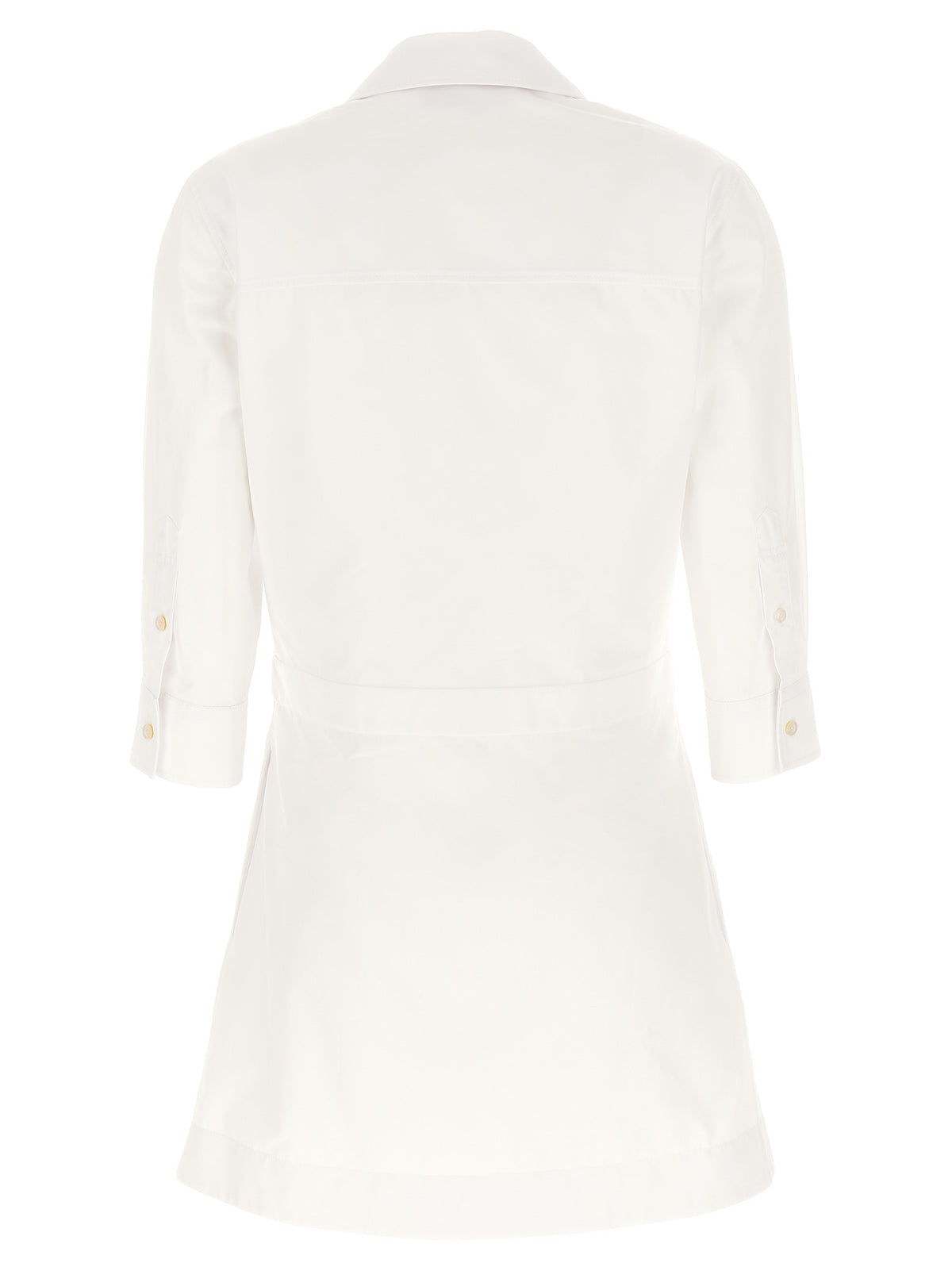 Gucci White Cotton Short Dress