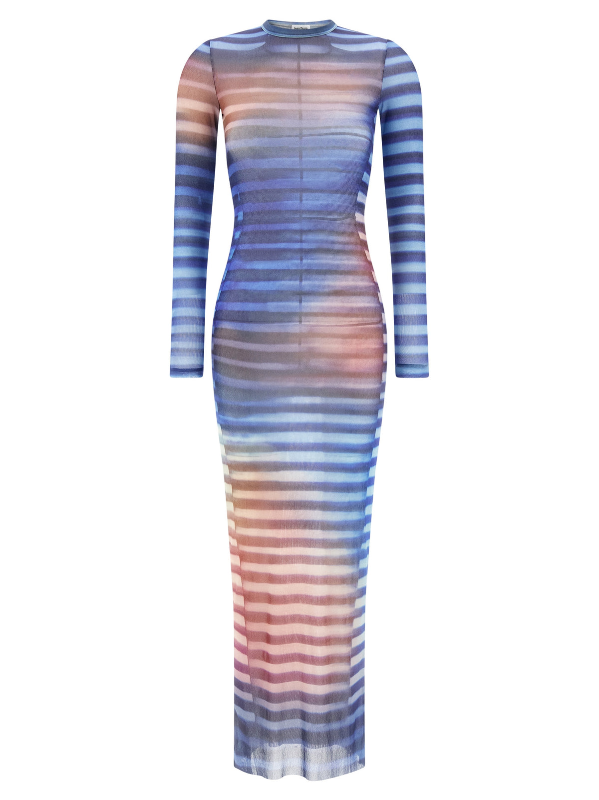 Robe longue Jean Paul Gaultier multicolore en polyamide