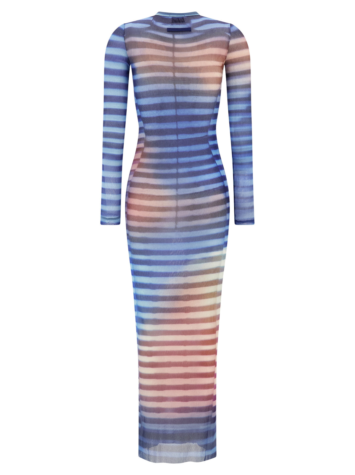 Robe longue Jean Paul Gaultier multicolore en polyamide