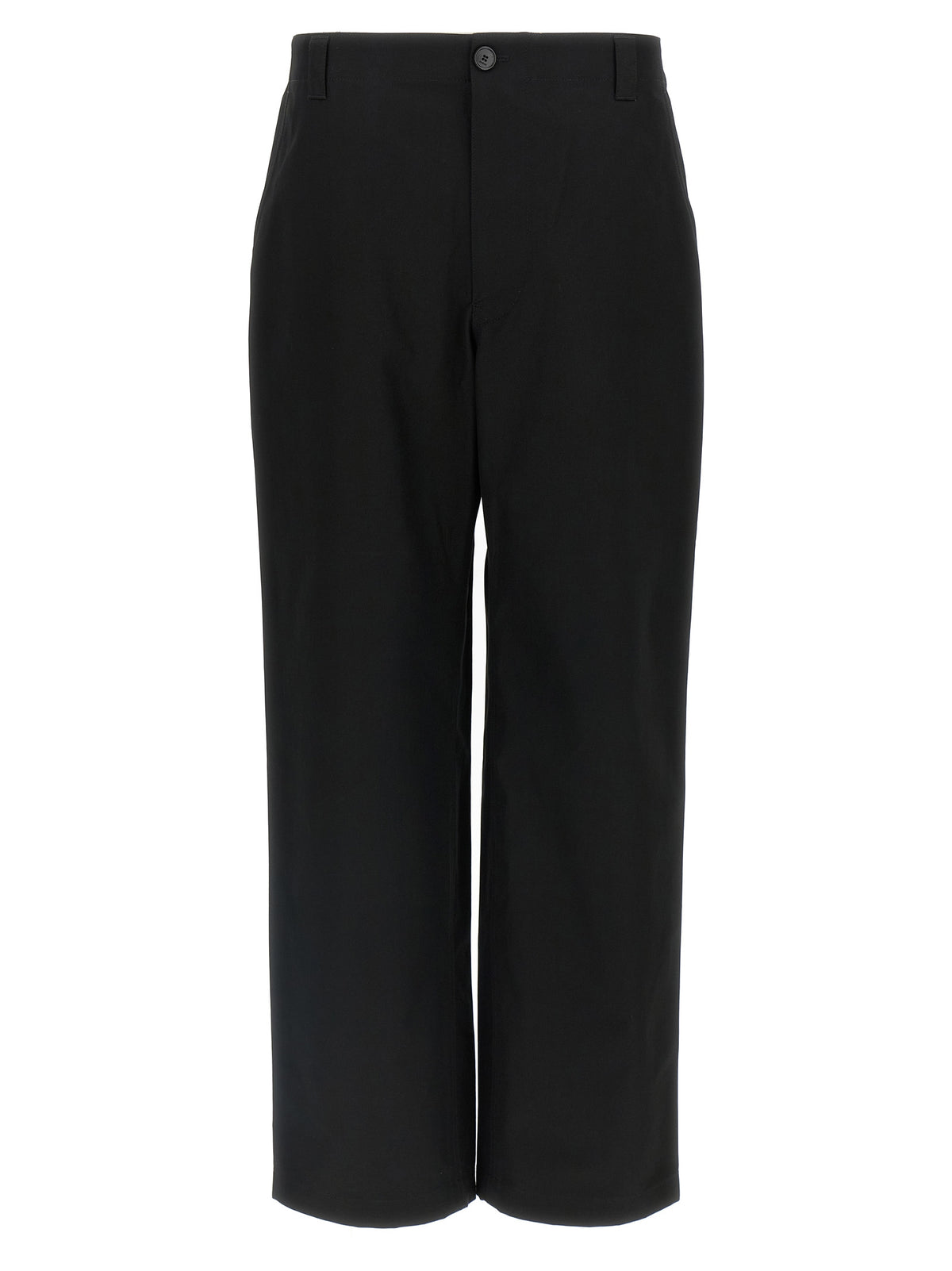 Pantalon décontracté en coton noir Gucci