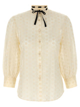 Blouse en coton blanc Valentino Garavani