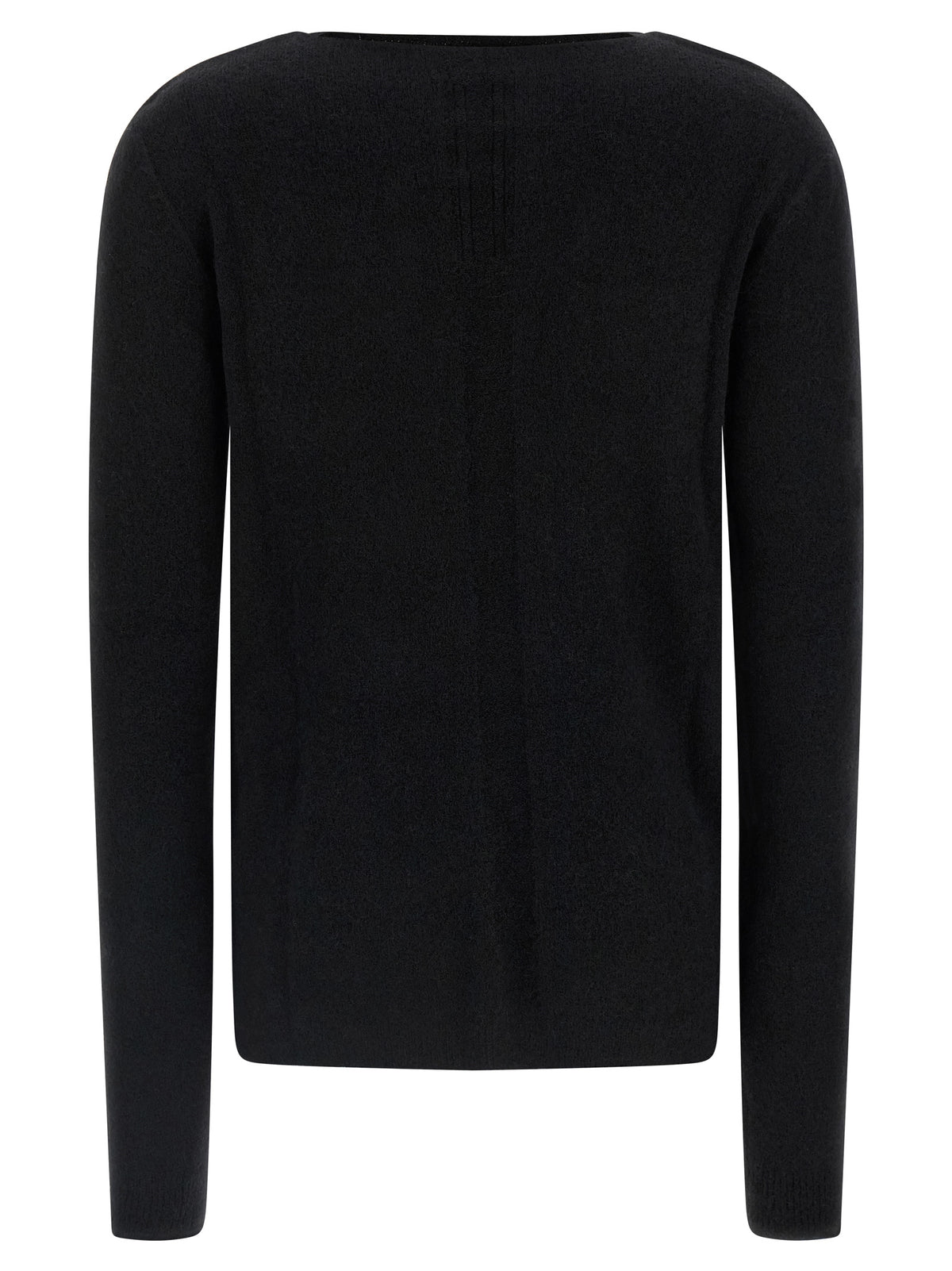Rick Owens Black Wool Cardigan