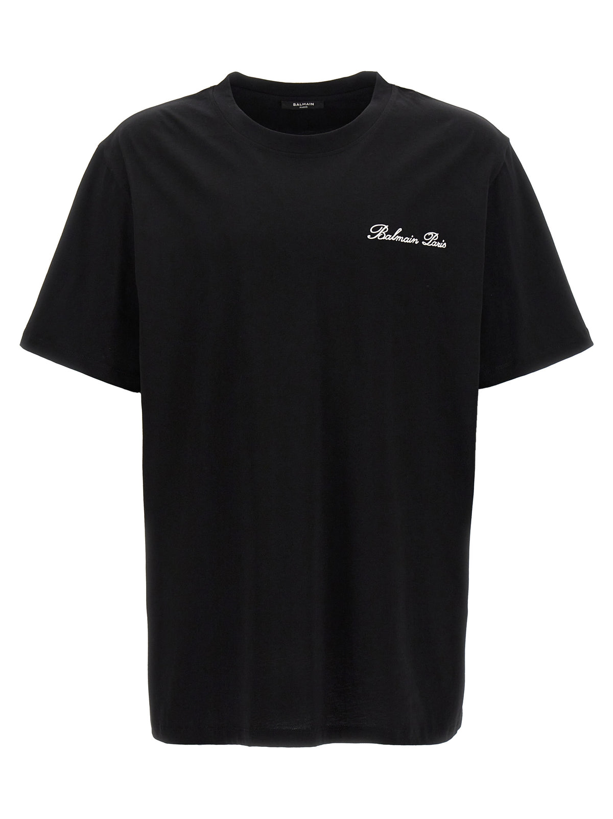 T-shirt Balmain bicolore en coton