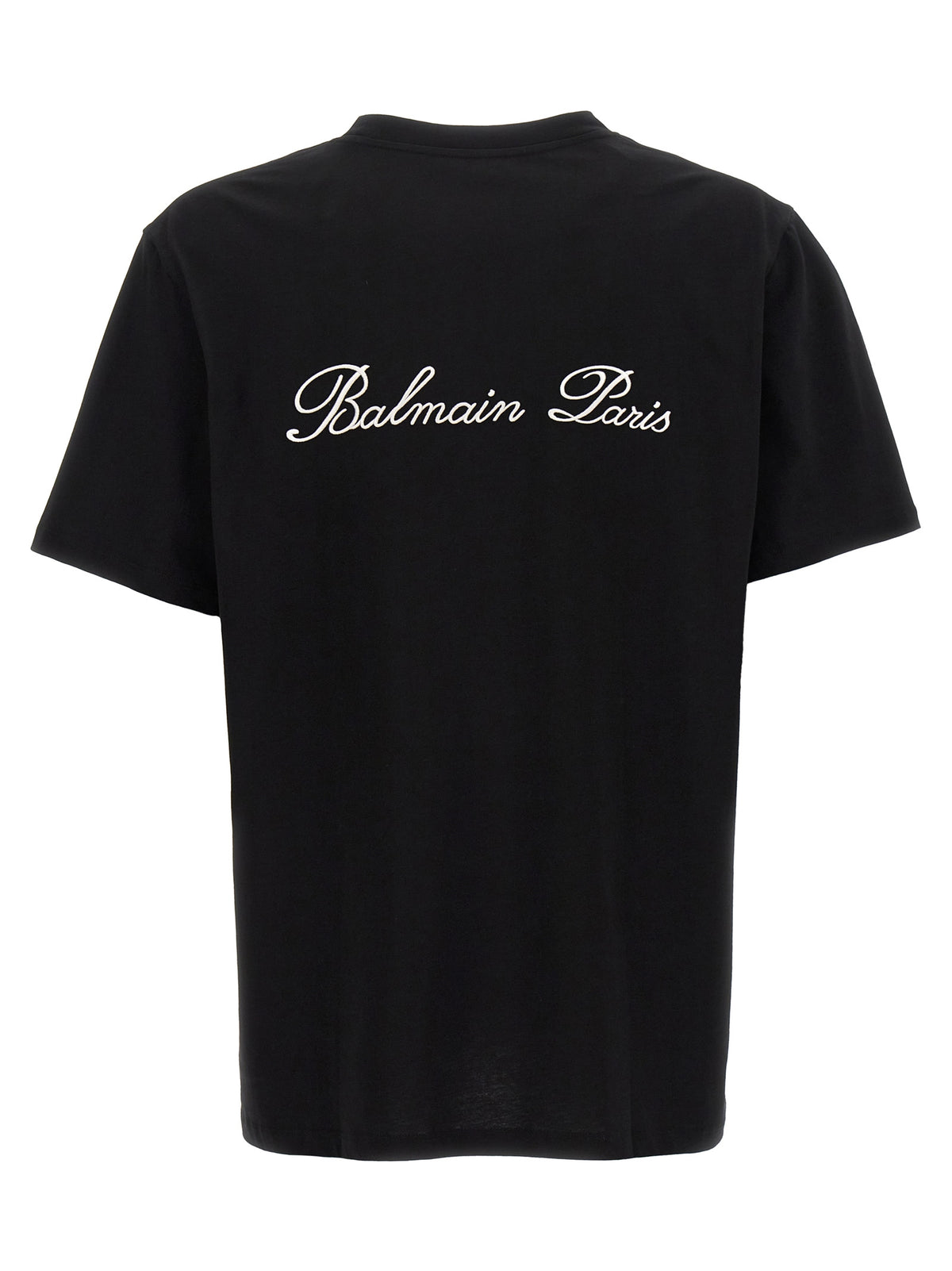 T-shirt Balmain bicolore en coton