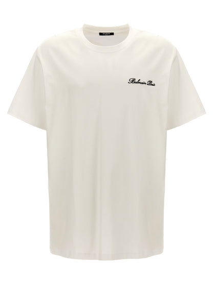 Balmain Bicolor Cotton T-Shirt