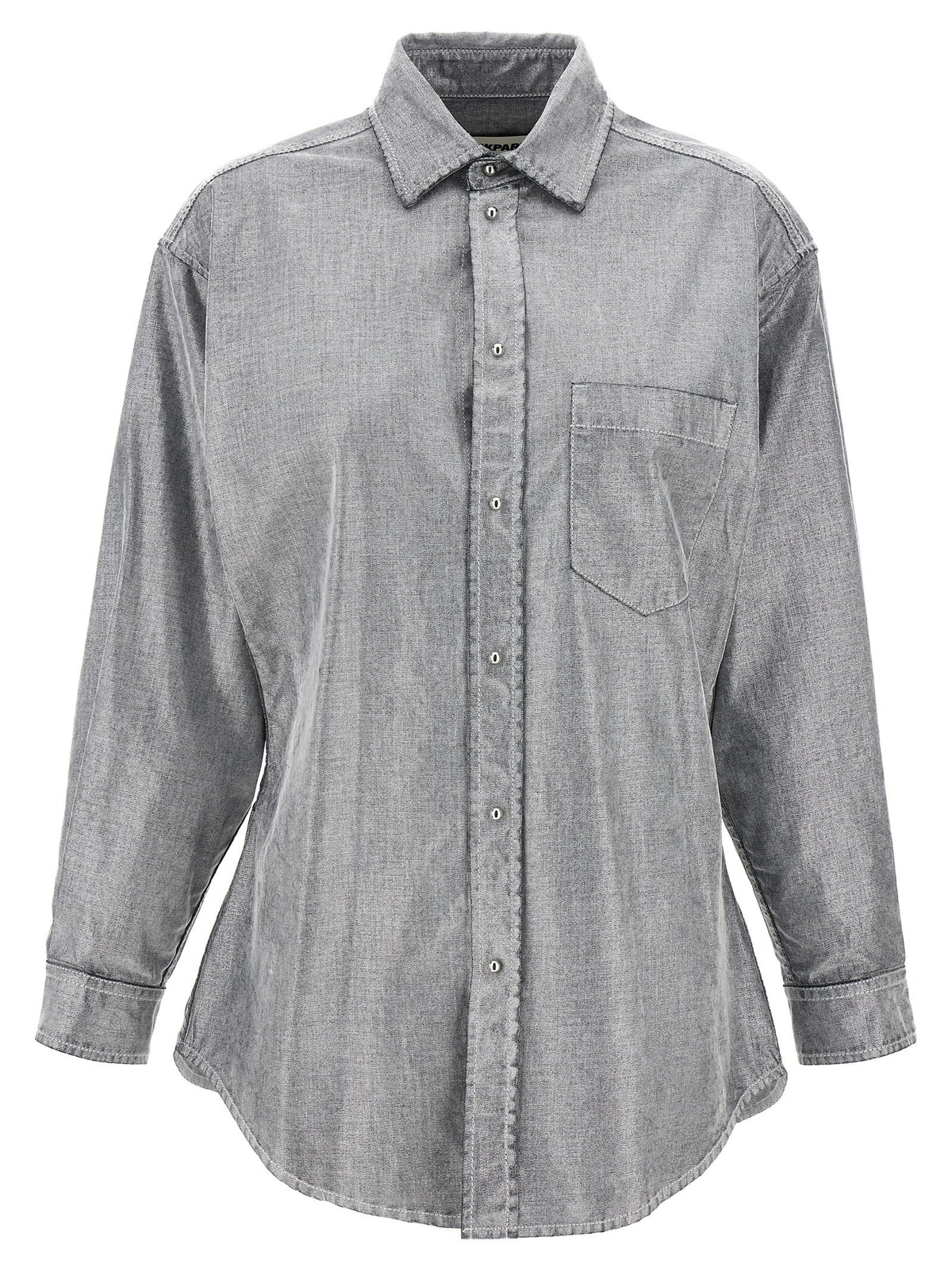 Darkpark Silver Cotton Blouse