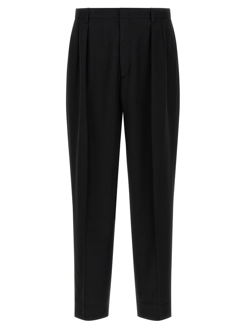 CELLAR DOOR Black Polyester Dress Pants