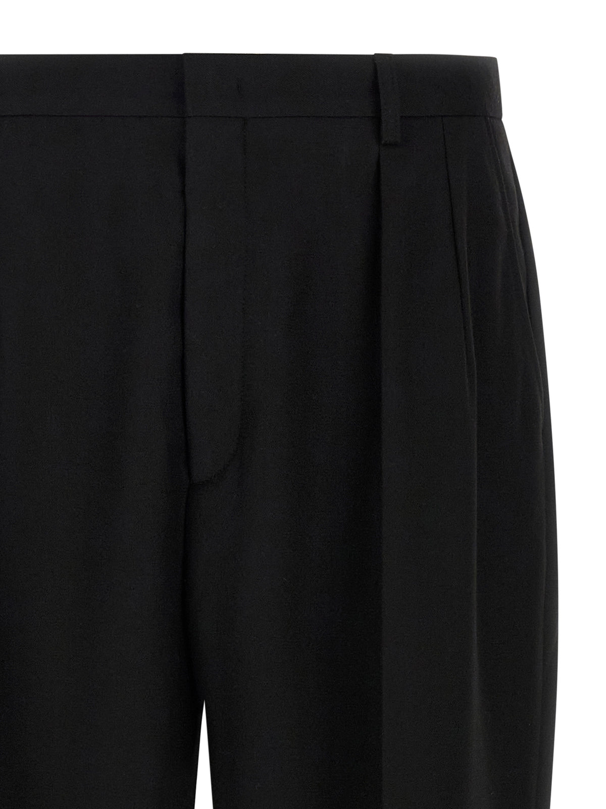 CELLAR DOOR Black Polyester Dress Pants