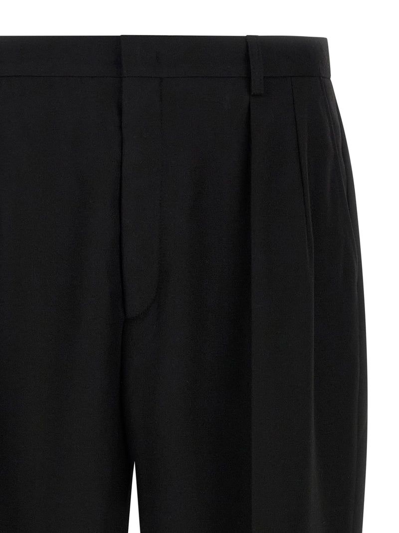 CELLAR DOOR Black Polyester Dress Pants