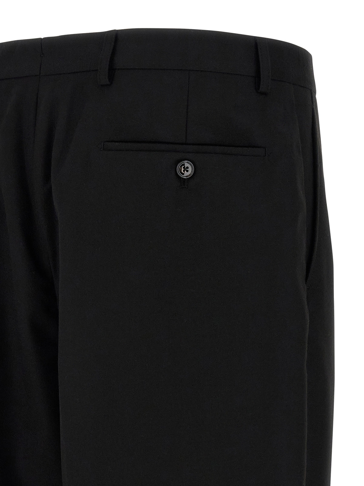 CELLAR DOOR Black Polyester Dress Pants