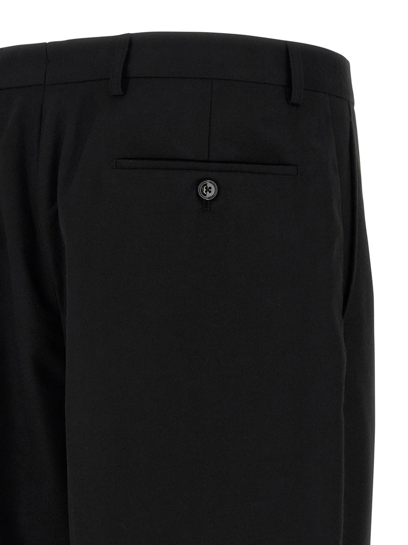 CELLAR DOOR Black Polyester Dress Pants