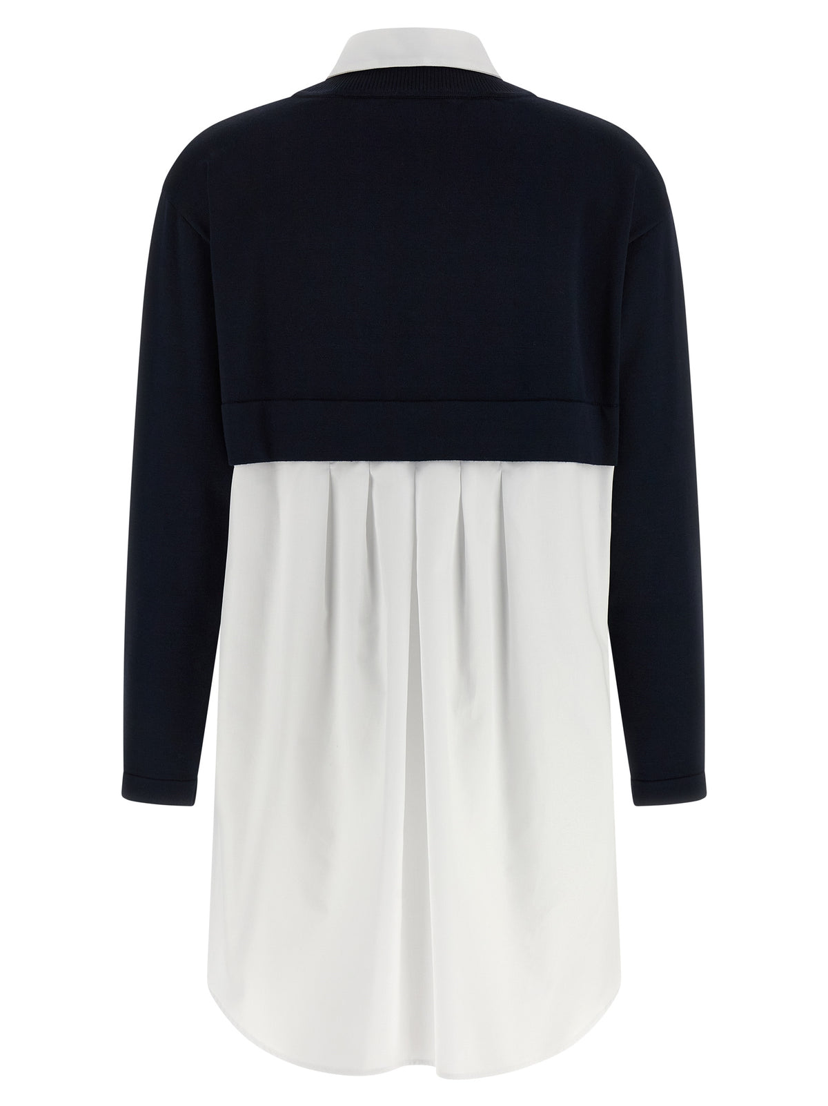 Elisabetta Franchi Blue Viscose Short Dress