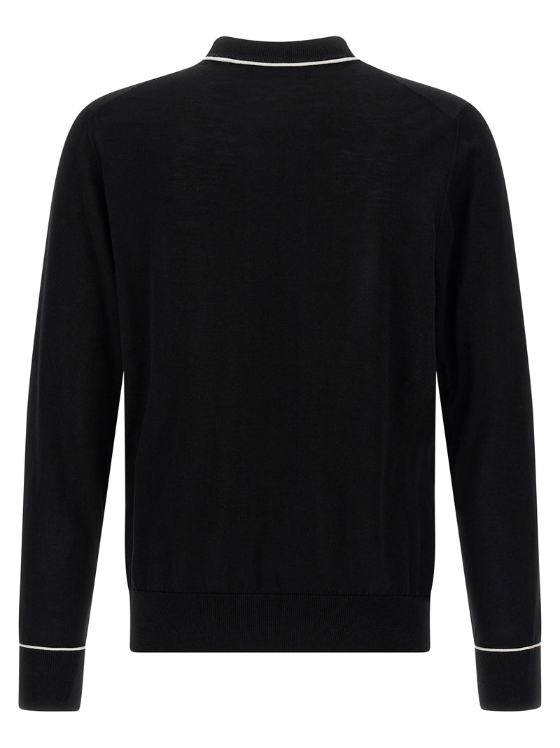 Cardigan Dolce & Gabbana noir en plumes de marabout