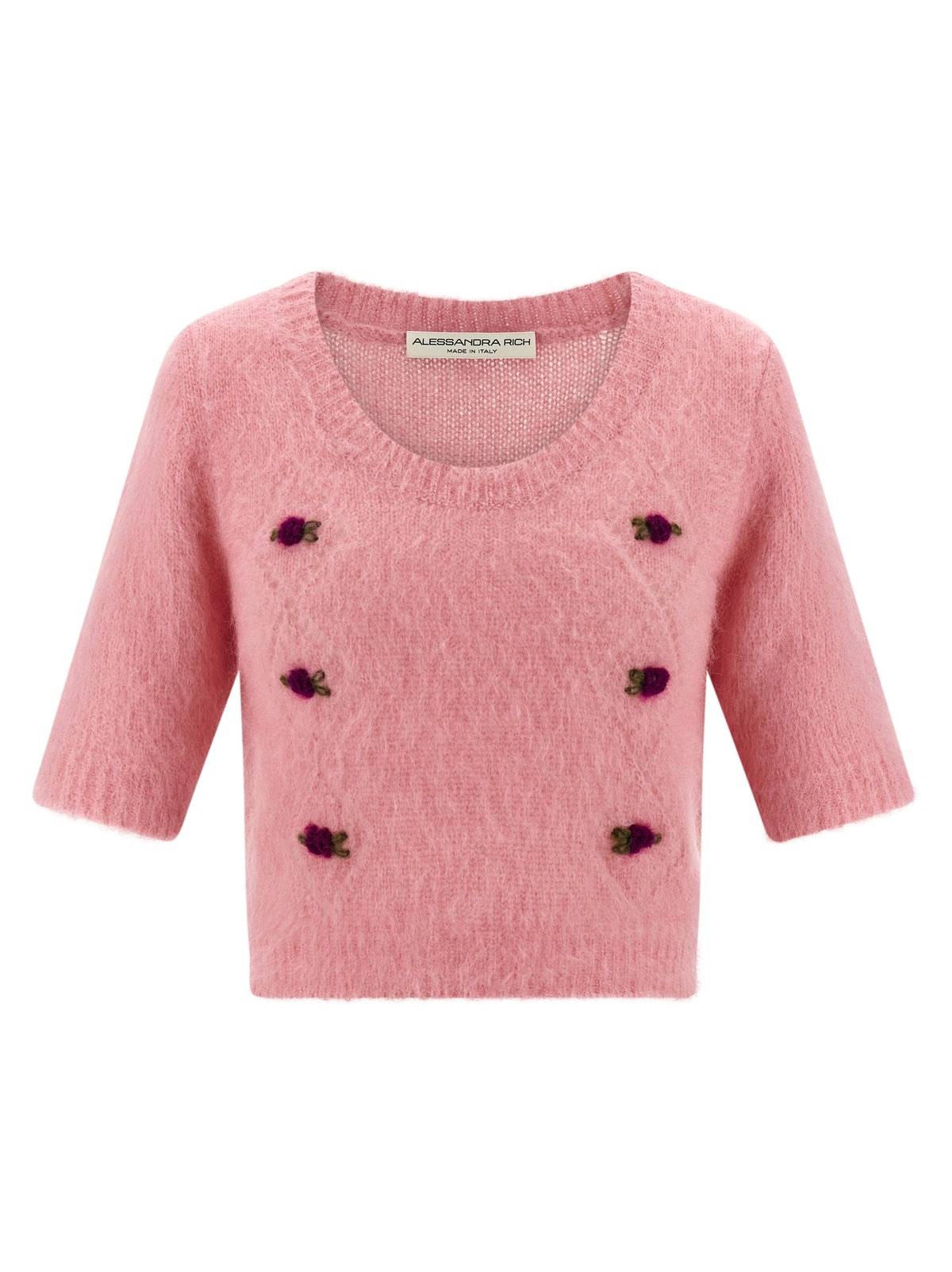 Alessandra Rich Multicolor Wool Cardigan