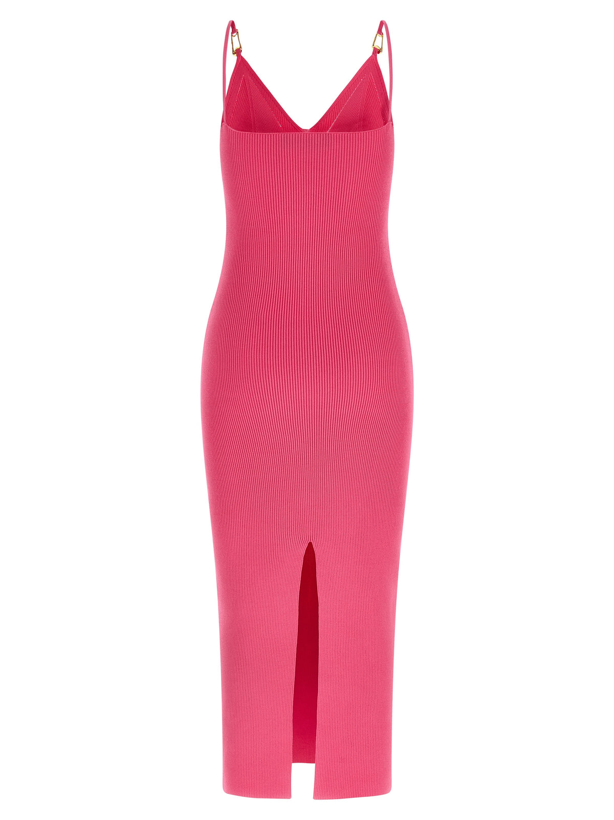 Versace Fuchsia Viscose Midi Dress