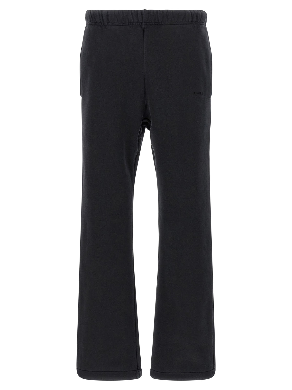PURPLE Black Cotton Joggers (Workout Pants)
