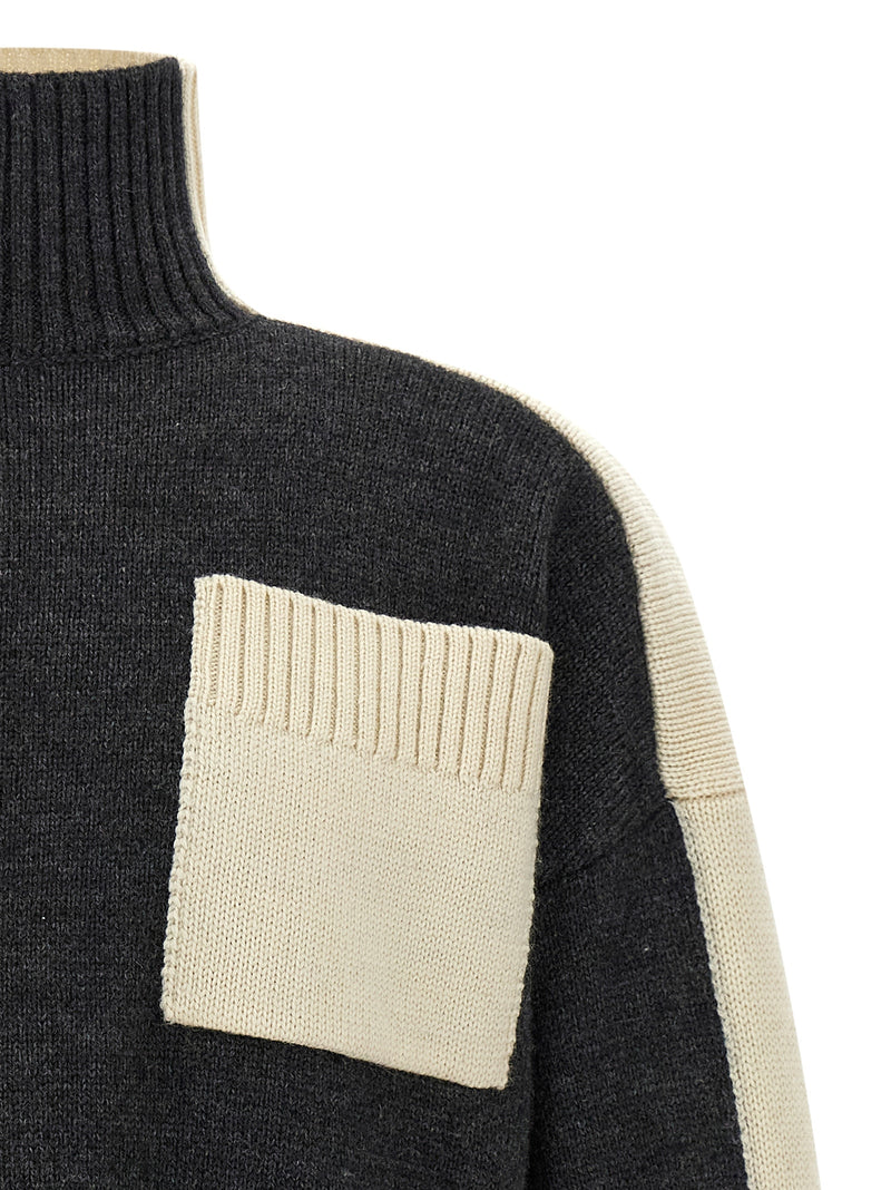 J.W.Anderson Gray Elastane Cardigan for Men